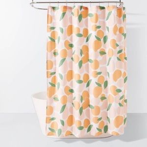 Fruit Microfiber Shower Curtain - Room Essentials - EUC